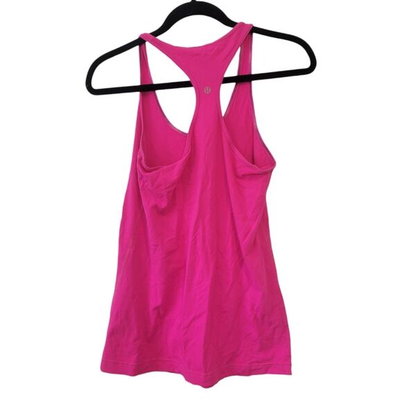 Lululemon Hot Pink Racerback Athletic Workout Tank Size 10 - Picture 2 of 4